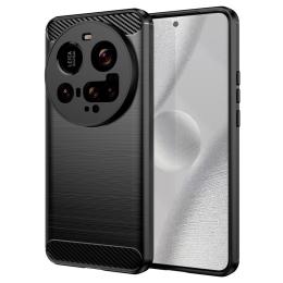 Xiaomi 15 Ultra Skal Borstad Stål Textur Svart