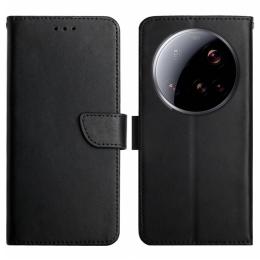 Xiaomi 15 Ultra Fodral Äkta Läder Svart