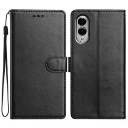 Samsung Galaxy S25 Edge Fodral Läder Svart