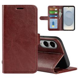Samsung Galaxy S25 Edge Fodral Crazy Horse Läder Brun