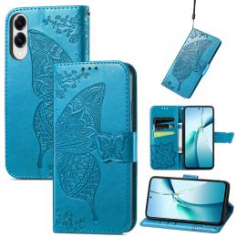Samsung Galaxy S25 Edge Fodral Med Fjäril Tryck Blå