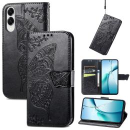Samsung Galaxy S25 Edge Fodral Med Fjäril Tryck Svart