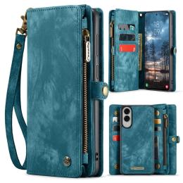 CASEME Samsung Galaxy S25 Edge Fodral Multifuntionell Blå