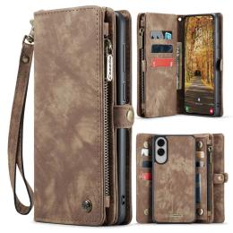 CASEME Samsung Galaxy S25 Edge Fodral Multifuntionell Brun