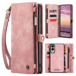CASEME Samsung Galaxy S25 Edge Fodral Multifuntionell Rosa