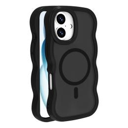 iPhone 16 Plus Skal MagSafe Wavy Matt Svart