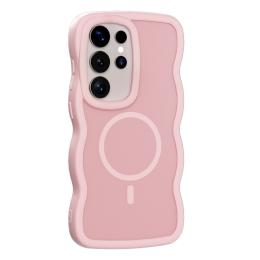 Samsung Galaxy S24 Ultra Skal MagSafe Wavy Matt Rosa