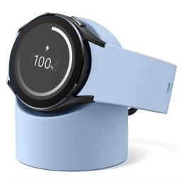 Samsung Galaxy Watch 5/5 Pro/6/7/FE Silikon Stativ Ljus Blå