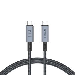 Tech-Protect 1 m 240W PD 8K USB-C/USB-C Kabel UltraBoost Grå