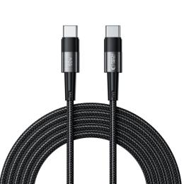 Tech-Protect 3 m 60W/3A PD USB-C - USB-C Kabel UltraBoost Grå