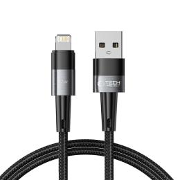 Tech-Protect 1 m 12W/2.4A Lightning Kabel UltraBoost Grå