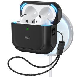 ESR AirPods 4 Skal MagSafe Orbit HaloLock Svart