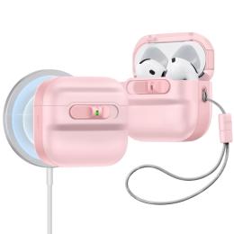 ESR AirPods 4 Skal MagSafe Pulse HaloLock Rosa