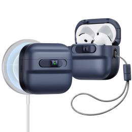 ESR AirPods 4 Skal MagSafe Pulse HaloLock Blå