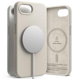 Ringke iPhone 16e Skal MagSafe Silikon Stone