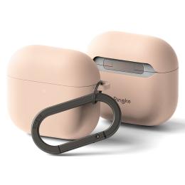 Ringke AirPods 4 Skal Silikon Pink Sand