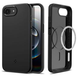 Spigen iPhone 16e Skal MagSafe Mag Thin Fit Svart