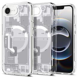 Spigen iPhone 16e Skal MagSafe Ultra Hybrid Zero One Vit