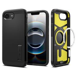 Spigen iPhone 16e Skal MagSafe Tough Armor Svart