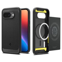 Spigen Google Pixel 9a Skal MagSafe Rugged Armor Matt Svart