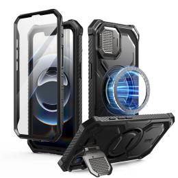 Supcase iPhone 16e Skal MagSafe Iblsn ArmorBox Svart