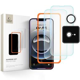 Tech-Protect iPhone 16e 3-PACK Skärmskydd / Linsskydd