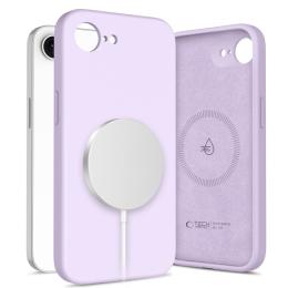 Tech-Protect iPhone 16e Skal MagSafe Liquid Silicone Mauve