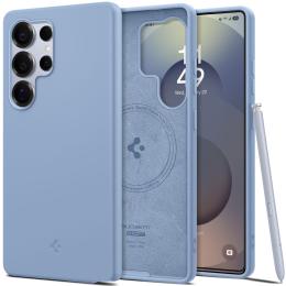 Spigen Galaxy S25 Ultra Skal MagSafe Silicone Fit Sapphire Blue