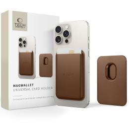 Tech-Protect Magnetisk MagSafe Korthållare Brun