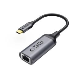 Tech-Protect USB-C - RJ45 Ethernet Adapter Ultraboost Svart