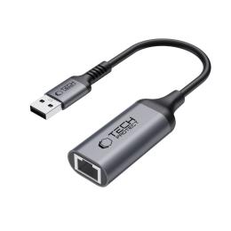 Tech-Protect USB 3.0 - RJ45 Ethernet Adapter Ultraboost Svart
