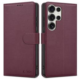 Tech-Protect Samsung Galaxy S25 Ultra Fodral Läder Muberry