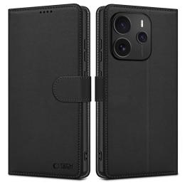 Tech-Protect Xiaomi Redmi Note 14 5G Fodral Läder Svart