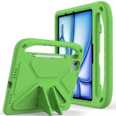 iPad Pro 11 2024/Air 11 2025/2024 Skal EVA Kickstand Grön