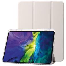 iPad Pro 11 2024 Fodral Tri-Fold Pennhållare Hybrid Grå