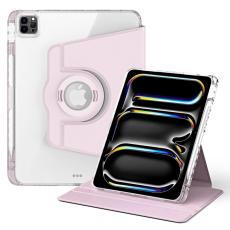 iPad Pro 11 2024 Fodral Hybrid Rotation Pennhållare Rosa