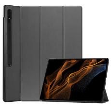 Galaxy Tab S10 Ultra/S9 Ultra/S8 Ultra Fodral Tri-Fold Grå