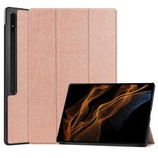 Galaxy Tab S10 Ultra/S9 Ultra/S8 Ultra Fodral Tri-Fold Roséguld