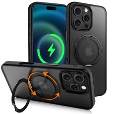 LEEU DESIGN iPhone 16 Pro Skal MagSafe Kickstand Svart