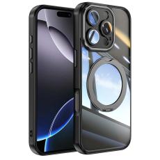 iPhone 16 Pro Max Skal MagSafe Kickstand Transparent/Svart