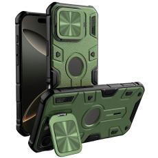 NILLKIN iPhone 16 Pro Max Skal MagSafe CamShield Armor Grön