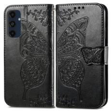 Samsung Galaxy A16 Fodral Med Fjäril Tryck Svart