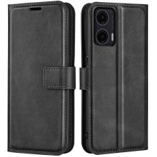 Motorola Moto G35 5G Fodral Läder Svart