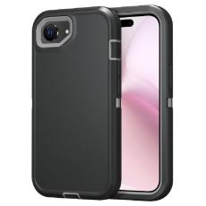 iPhone 16e Skal Extreme Shockproof Hybrid Svart / Grå