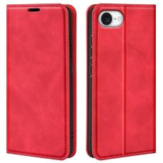 iPhone 16e Fodral Flip Skin Touch Röd