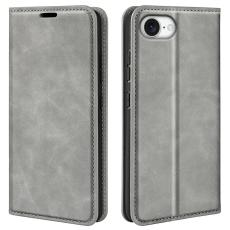 iPhone 16e Fodral Flip Skin Touch Grå