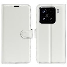 Xiaomi 15 Fodral Litchi Läder Vit
