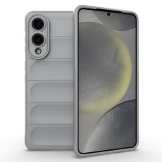 Samsung Galaxy S25 Edge Skal Magic Shield Ljus Grå