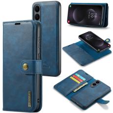 DG.MING Galaxy S25 Edge 2in1 Magnet Fodral / Skal Blå