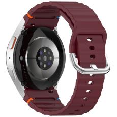 Galaxy Watch 5/5 Pro/6/7/FE Armband Silikon Wave Design